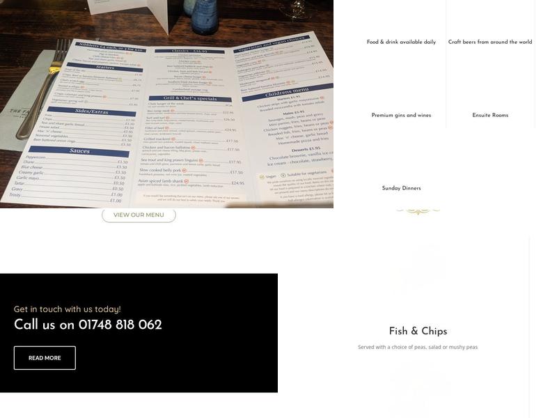 The Farmers Arms Menu