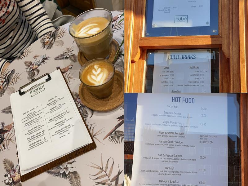 Hobo Coffee House Menu