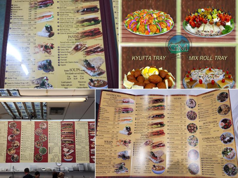 Glendale Market Menu