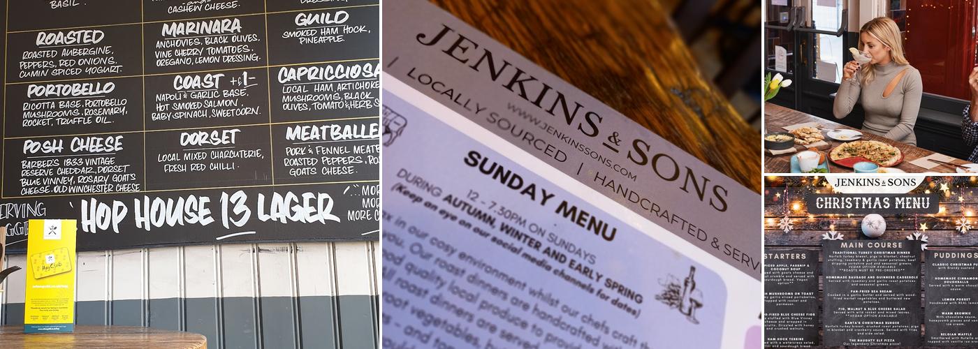 Jenkins & Sons | Restaurant & Bar in Penn Hill Menu