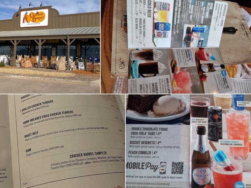 Cracker Barrel Old Country Store Menu