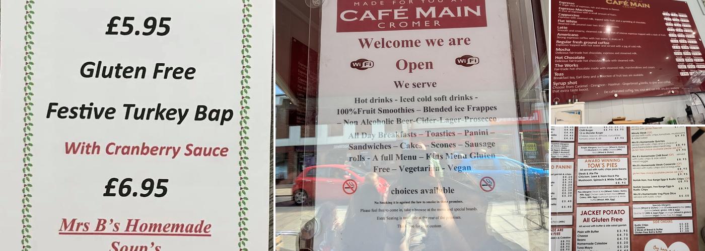 Cafe Main Menu