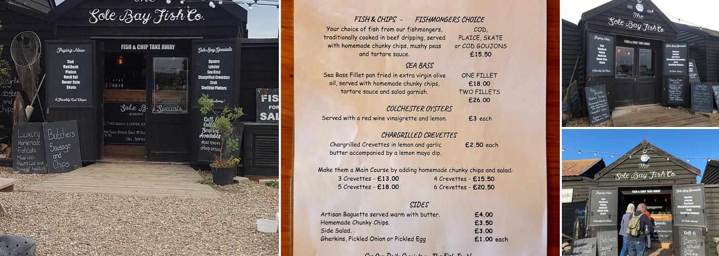 Sole Bay Fish Company Menu