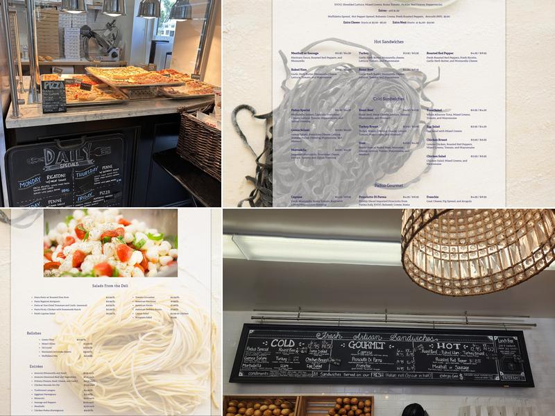 Padua Pasta Makers Menu