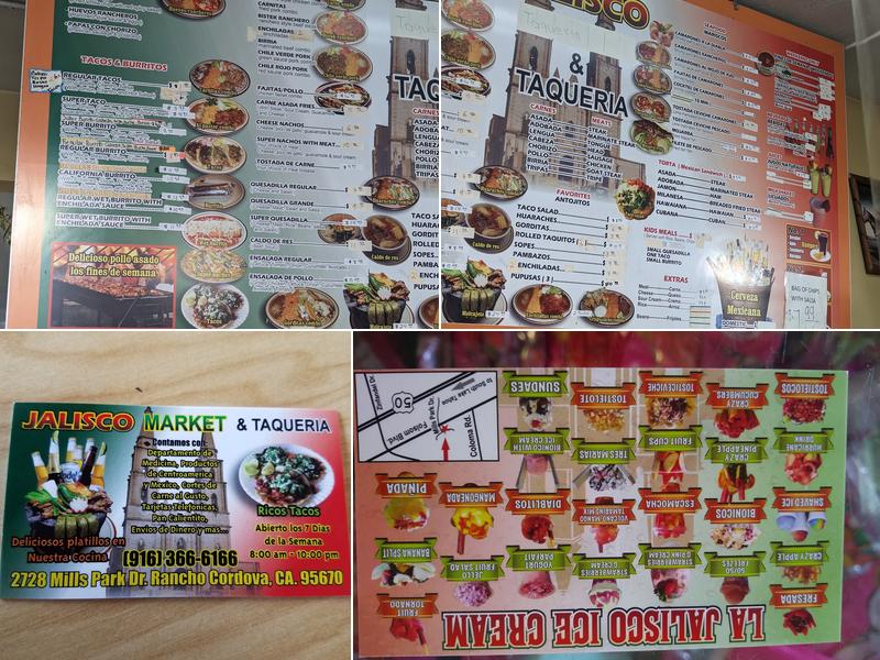 La Jalisco Taqueria Menu