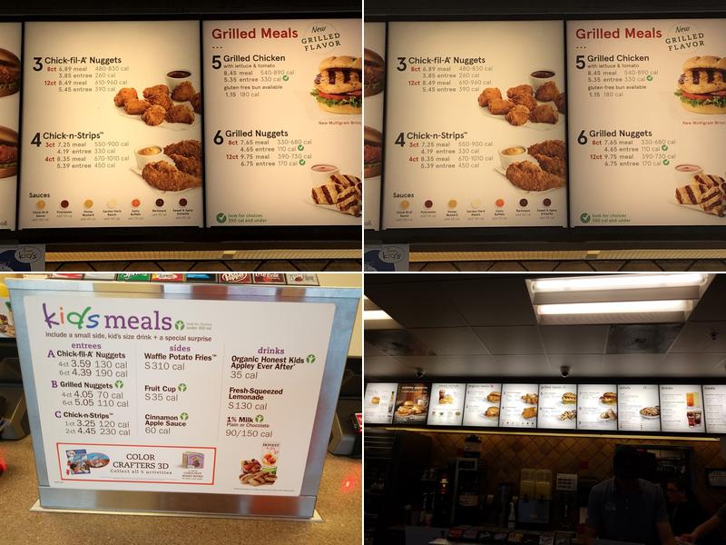 Chick-fil-A Menu