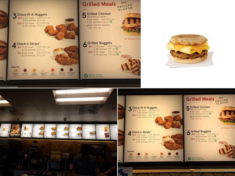 Chick-fil-A Menu