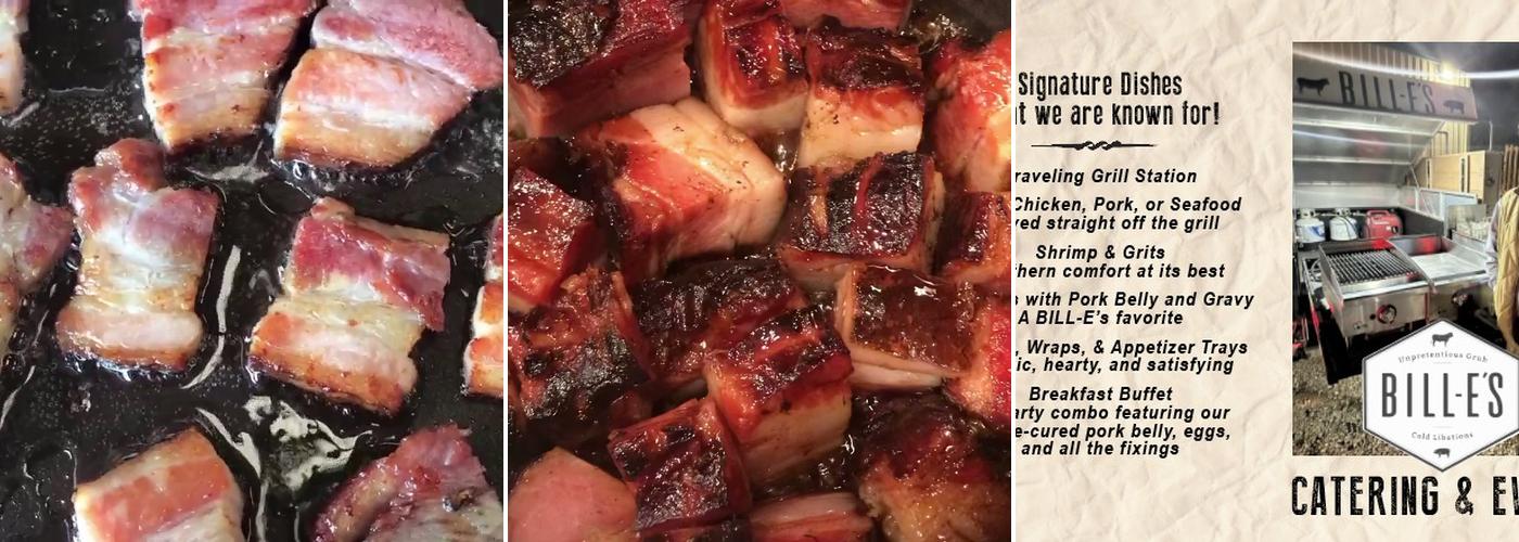 BILL E's SMALL BATCH BACON Menu