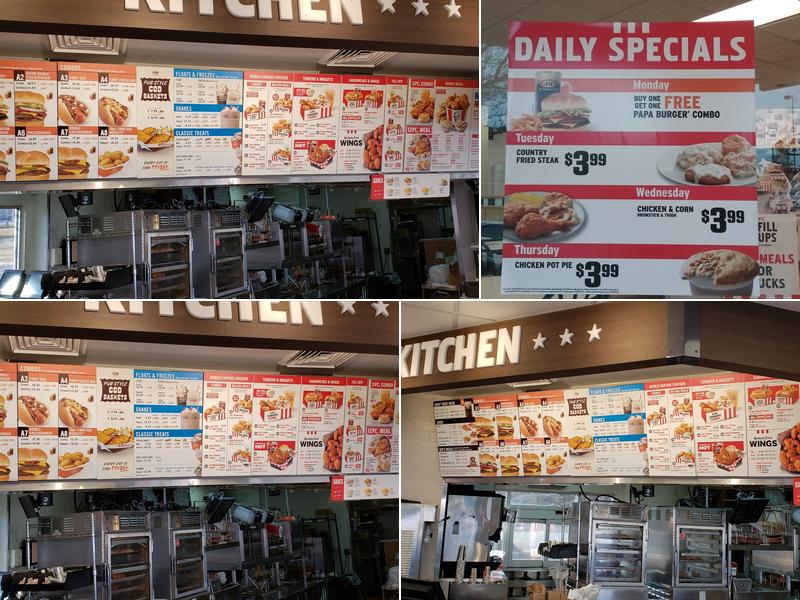 KFC Menu