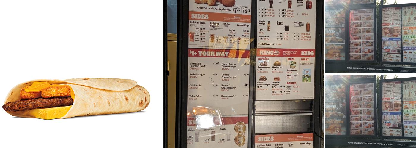 Burger King Menu