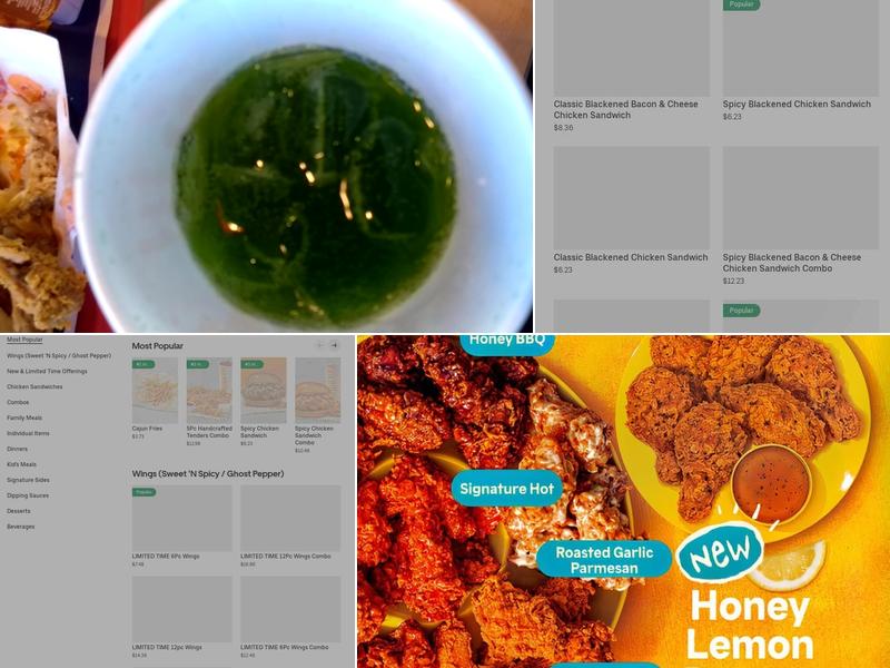 Popeyes Louisiana Kitchen Menu