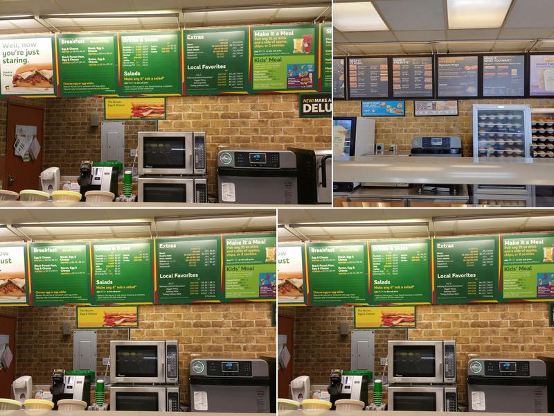 Subway Menu
