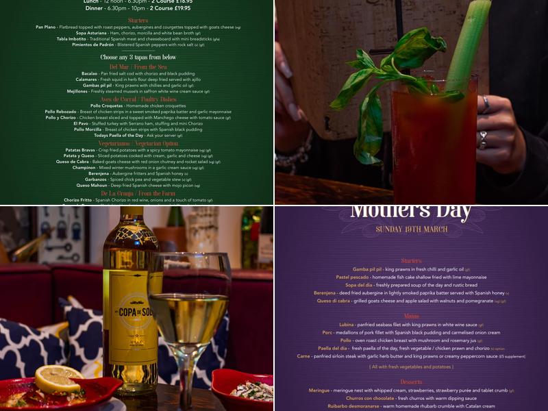 Tinto Tapas Bar Menu