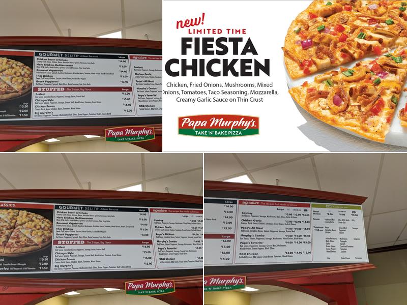 Papa Murphy's | Take 'N' Bake Pizza Menu
