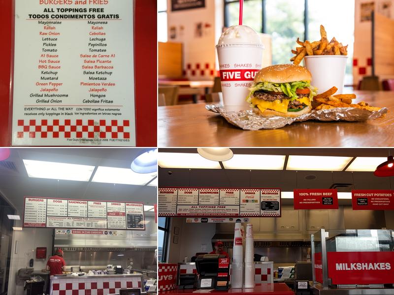 Five Guys Menu