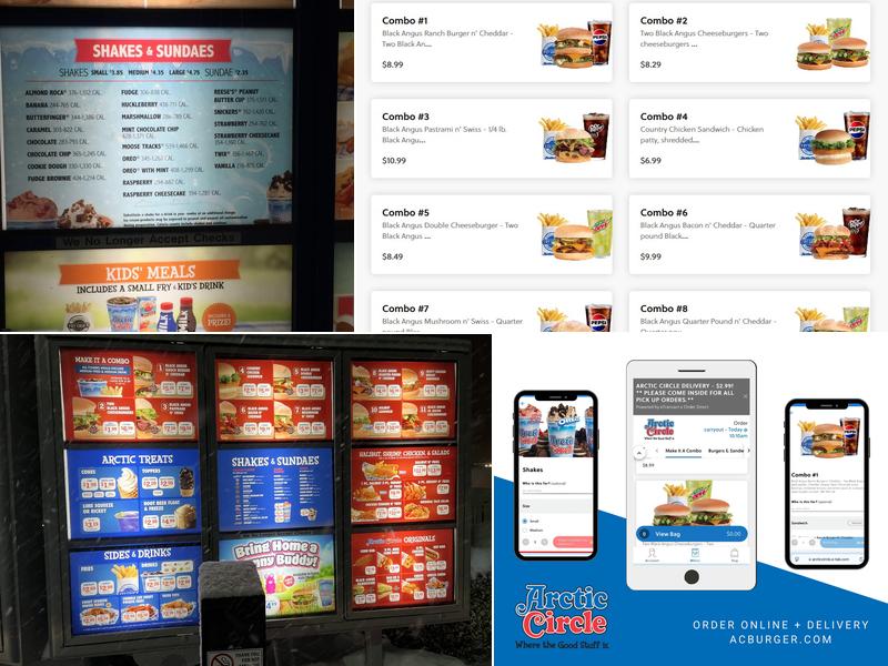 Arctic Circle Menu