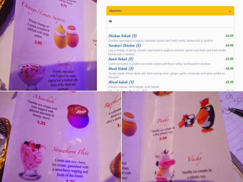 Morningside Spice Menu