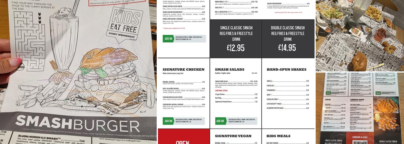 Smashburger Menu