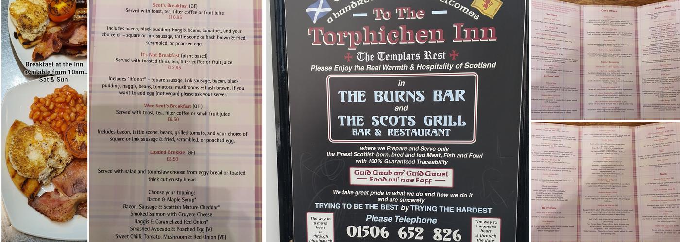 Torphichen Inn Menu