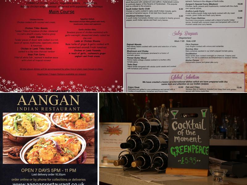 Aangan Indian Restaurant & Grill Menu