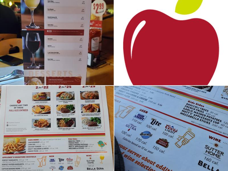 Applebee's Grill + Bar Menu