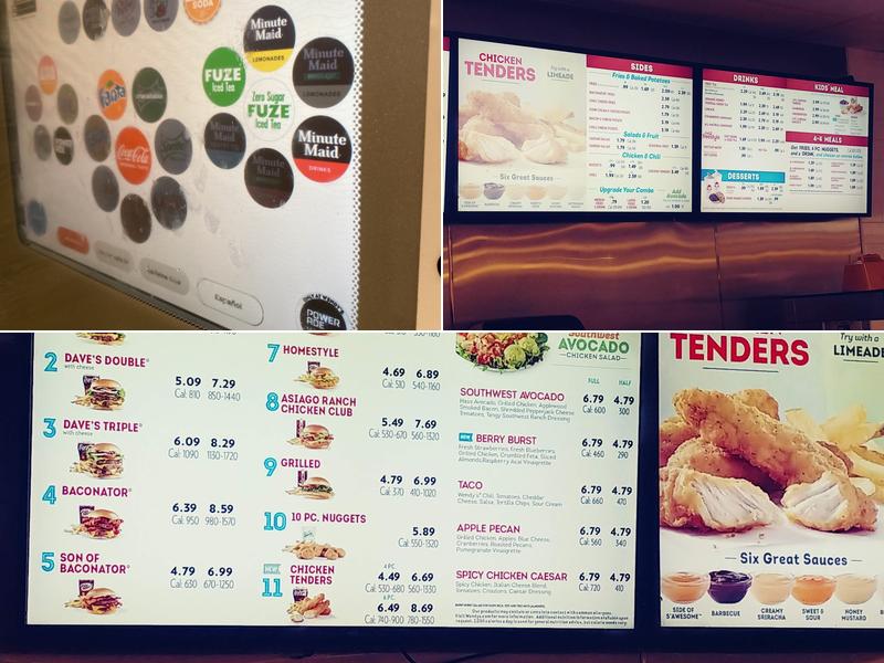 Wendy's Menu