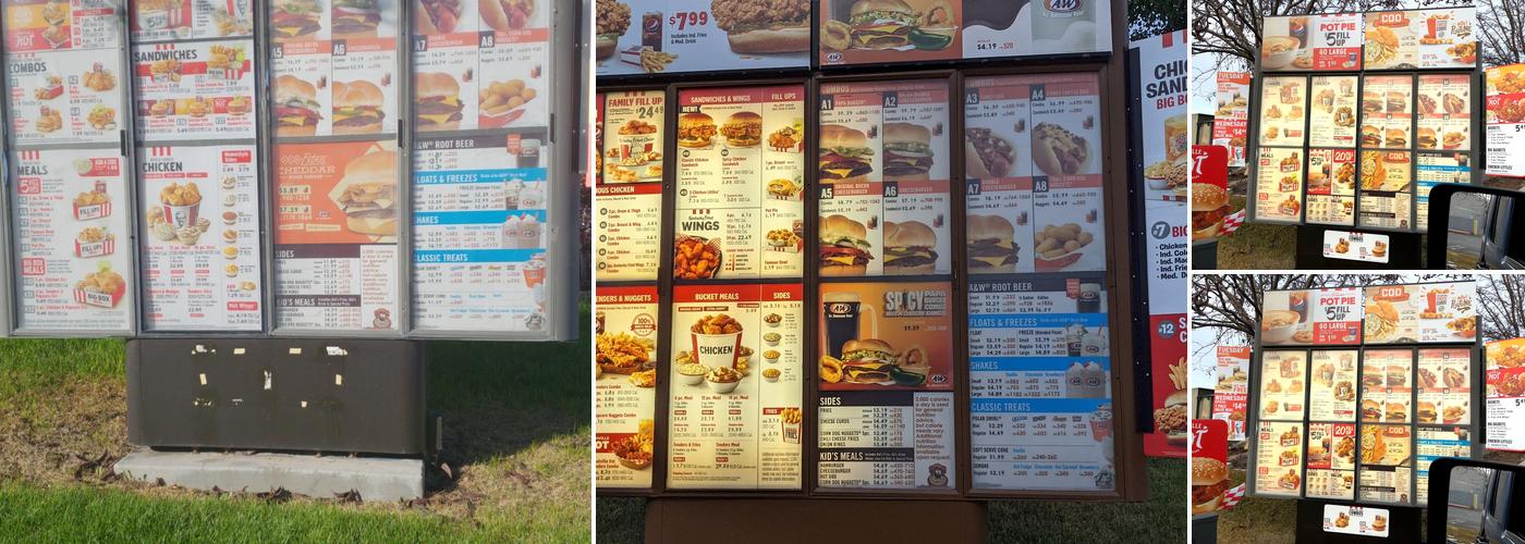KFC Menu