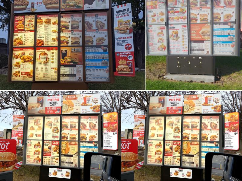 KFC Menu