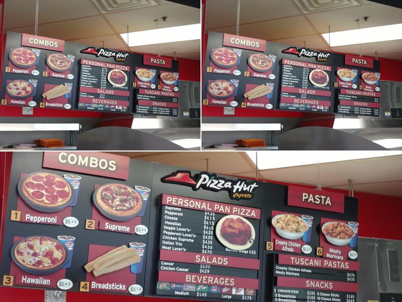 Pizza Hut Menu