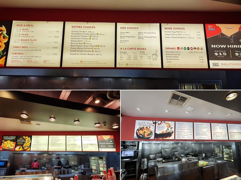 Panda Express Menu