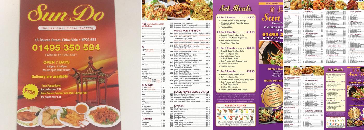Sundo Menu