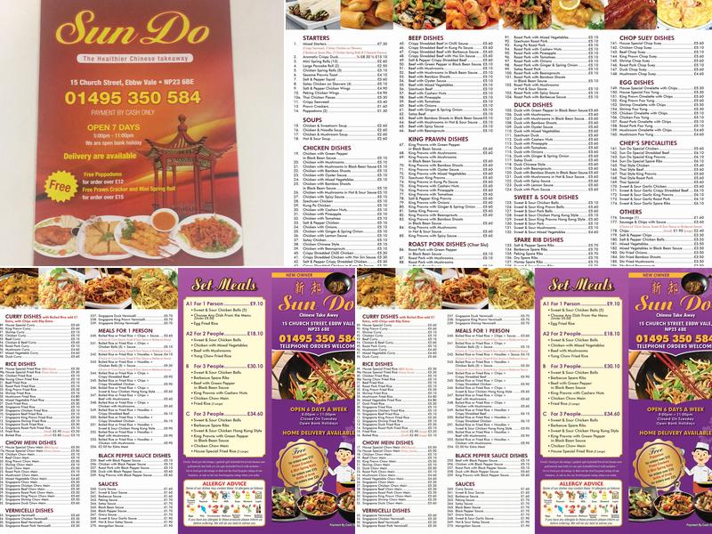 Sundo Menu