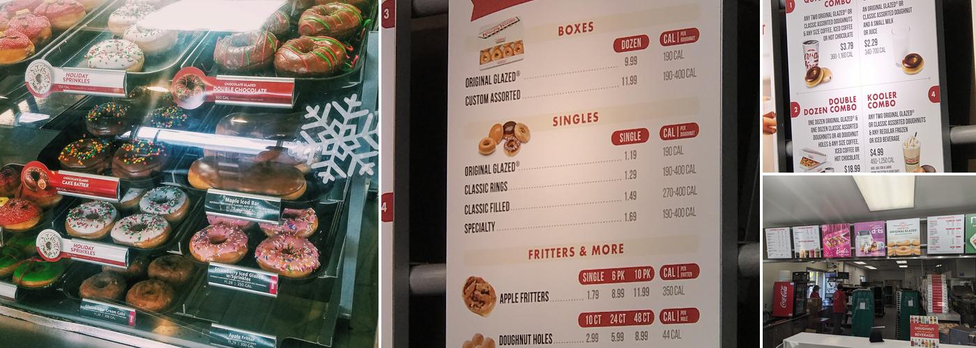 Krispy Kreme Menu