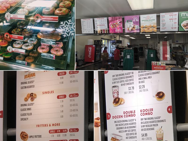 Krispy Kreme Menu