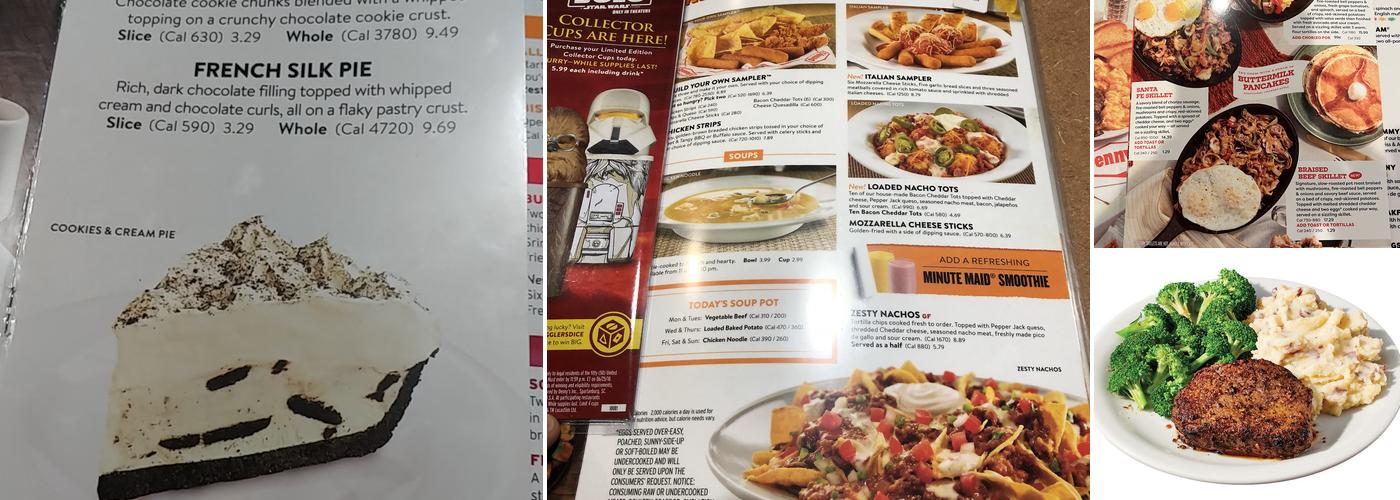 Denny's Menu