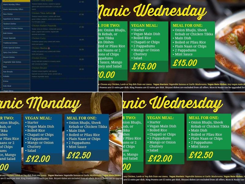 Clydach Tandoori (Swansea) Menu
