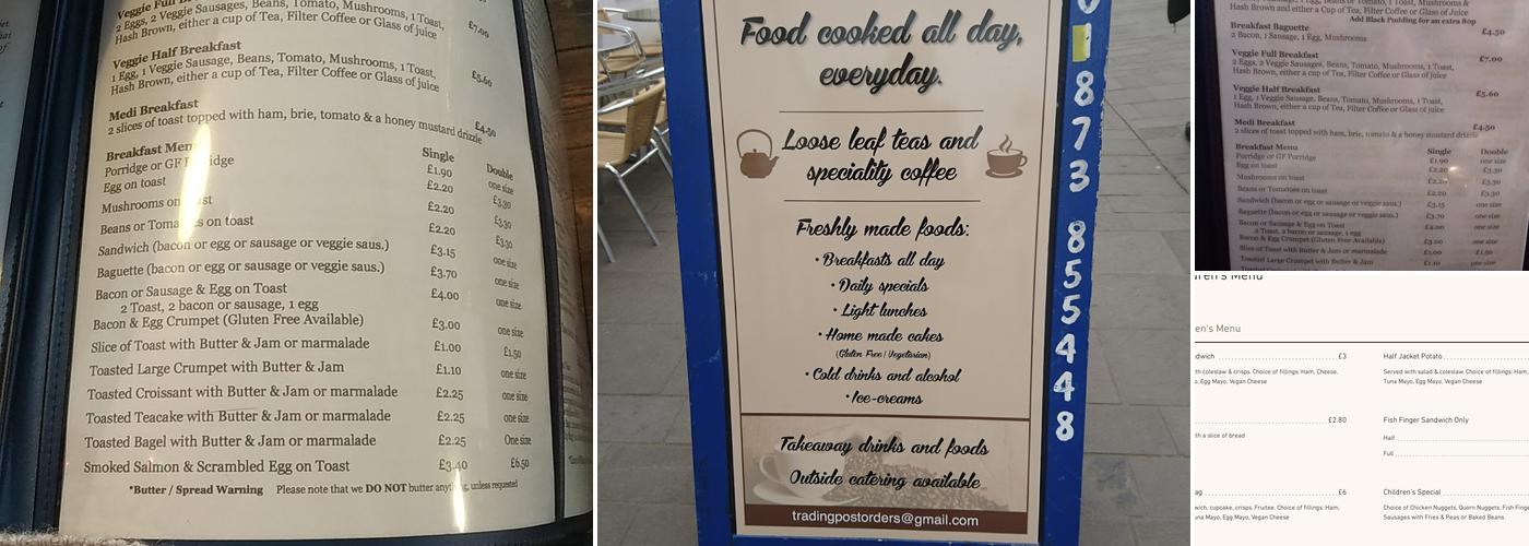 The Trading Post Menu