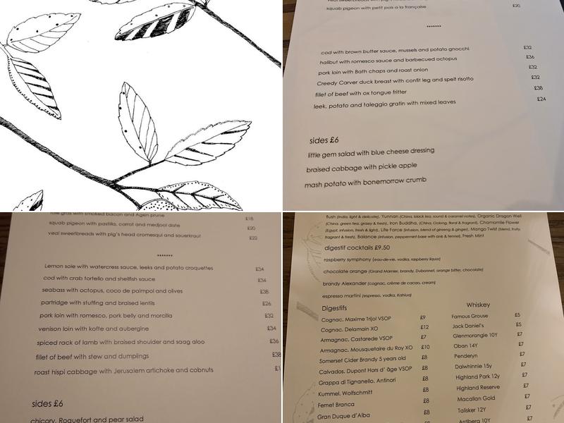 The Walnut Tree Menu