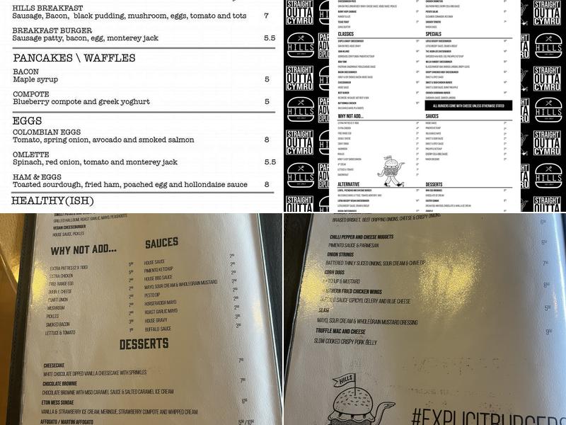 Hills Menu
