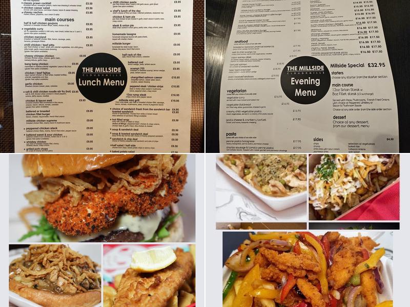 Millside Restaurant Menu