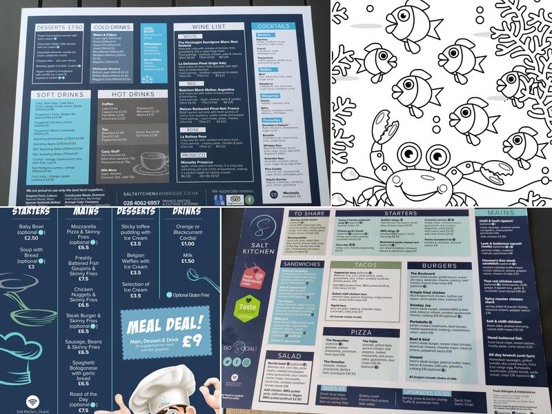 Salt Kitchen Banbridge Menu