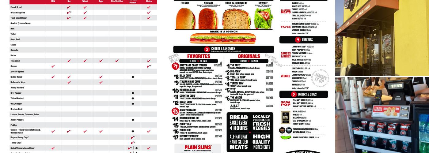 Jimmy John's Menu