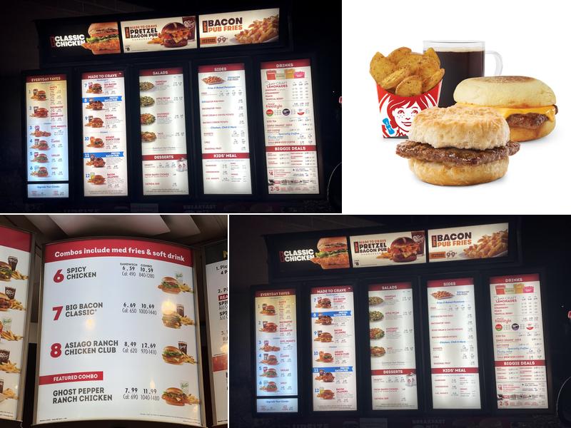 Wendy's Menu