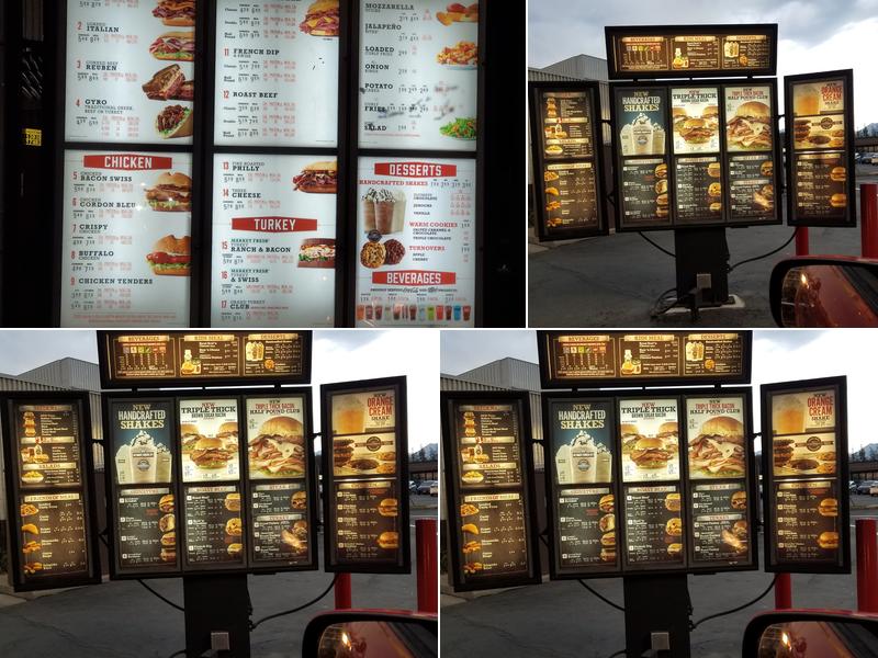 Arby's Menu