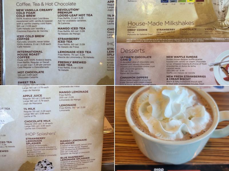 IHOP Menu