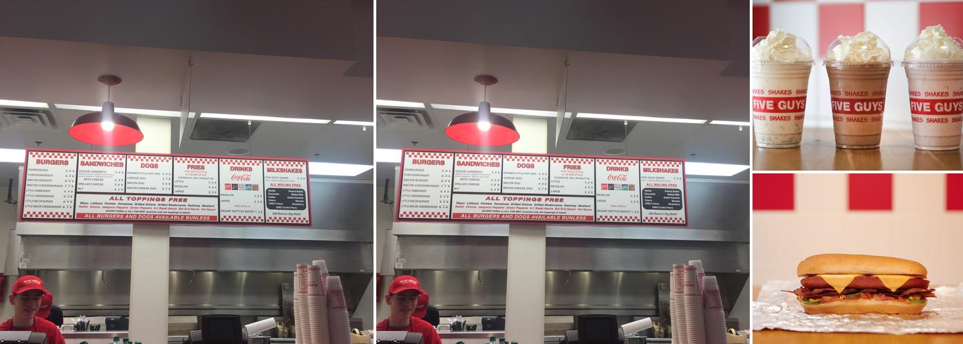 Five Guys Menu