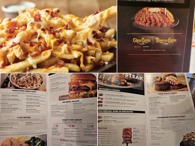 Outback Steakhouse Menu