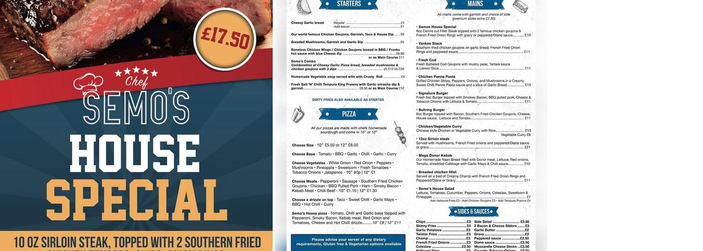 YankeeStar Grillhouse Menu