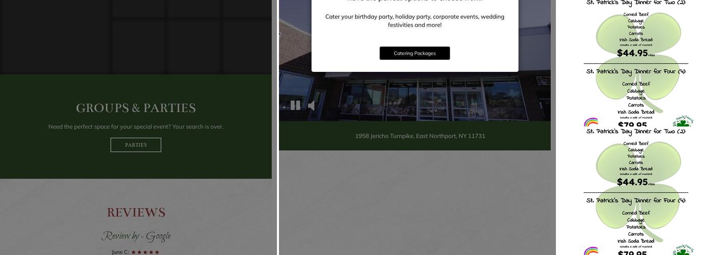 EMF Gourmet Italian Market Menu