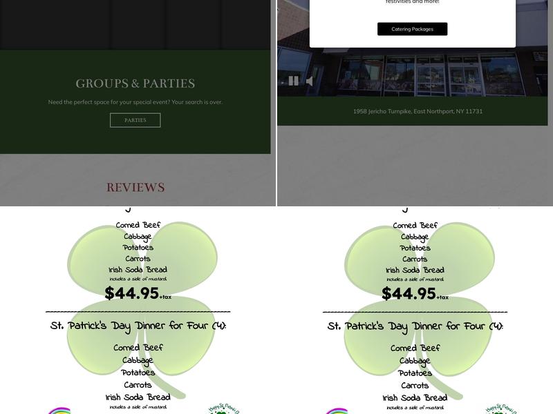 EMF Gourmet Italian Market Menu